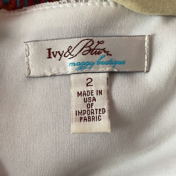 COPY - Ivy & Blu Gray and White Lace Dress - Picture 4 of 5